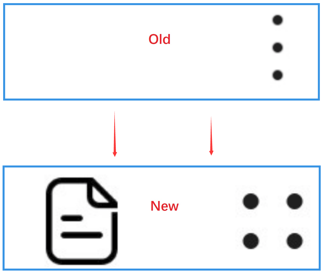 HarmonyOS dot icon changes