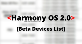 Huawei HarmonyOS 2.0 developer Beta recruitment start for these 19 devices