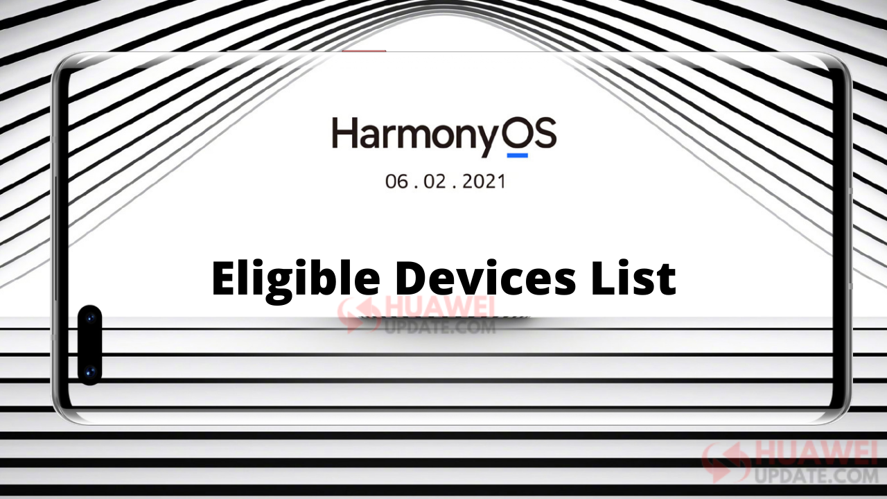 Eligible Huawei HarmonyOS Phones List