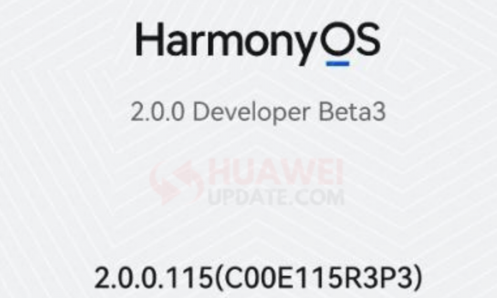 HarmonyOS developer beta 3 version 2.0.0.115