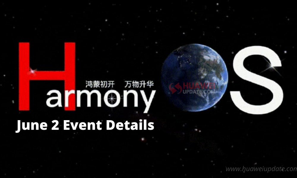 HarmonyOS for smartphones event -June 2,2021