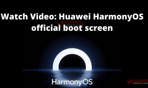 HarmonyOS official boot screen