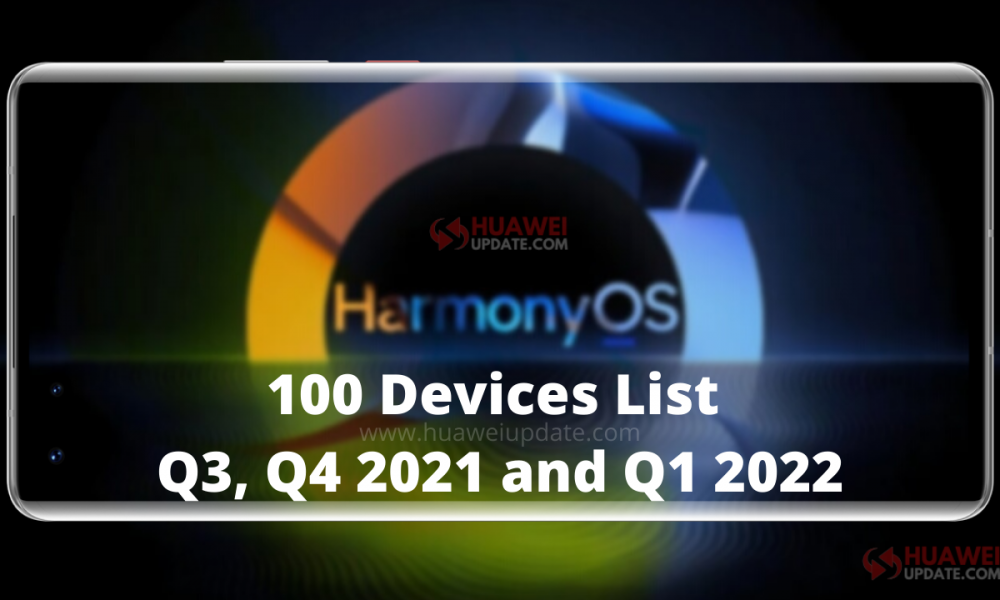 100 HarmonyOS 2 Eligible Devices List