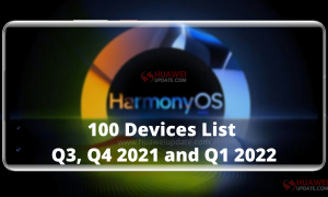 100 HarmonyOS 2 Eligible Devices List