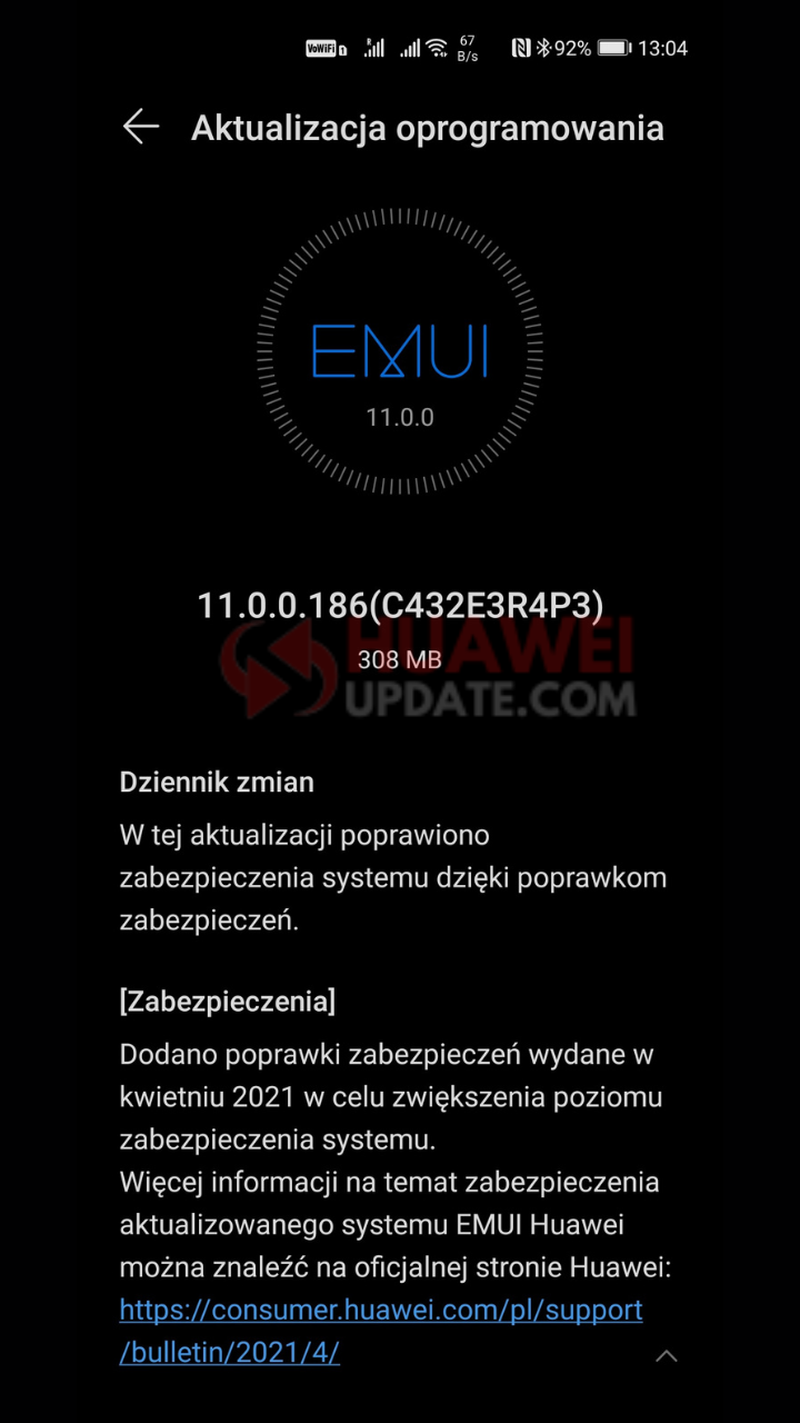 HUAWEI P40 PRO EMUI 11.0.0.186 Poland