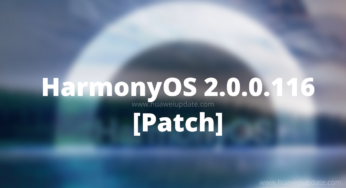 HarmonyOS 2.0.0.116 patch update improves sound effects