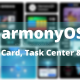 Huawei HarmonyOS Smart Card, Task center and more