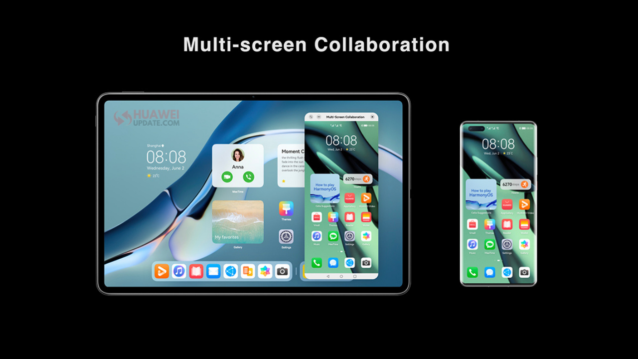 Huawei Multi Screen Collaboration HarmonyOS