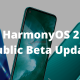 HarmonyOS 2 public beta update