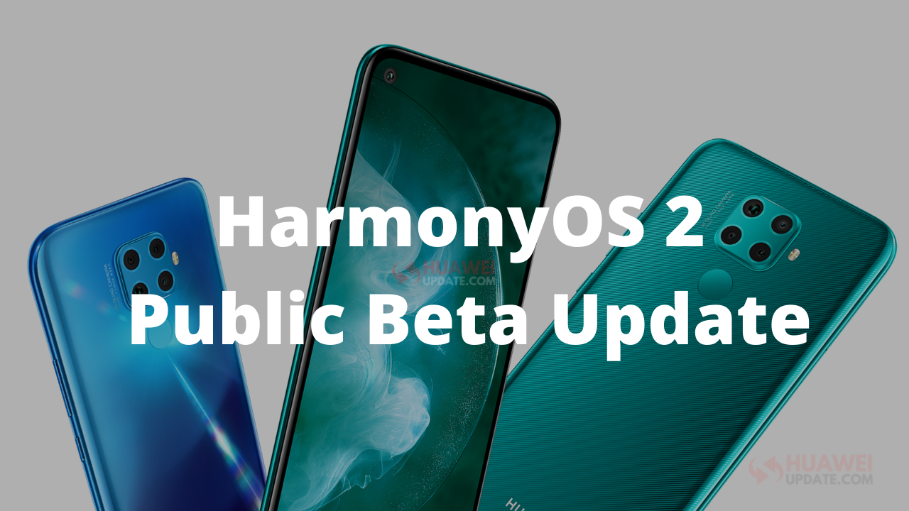 HarmonyOS 2 public beta update