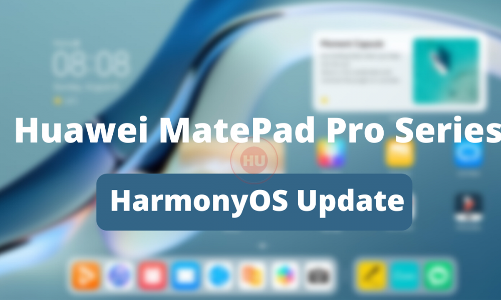 Huawei MatePad Pro Series HarmonyOS update