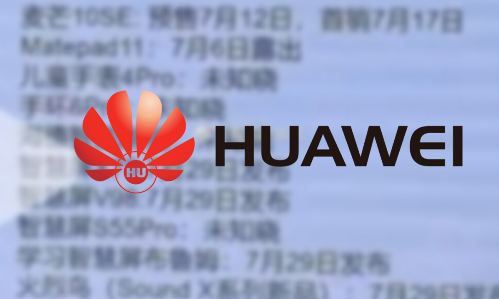Huawei will launch these 9 products this month