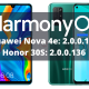 HarmonyOS 2.0.0.136 and 137