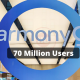 HarmonyOS 70 Million