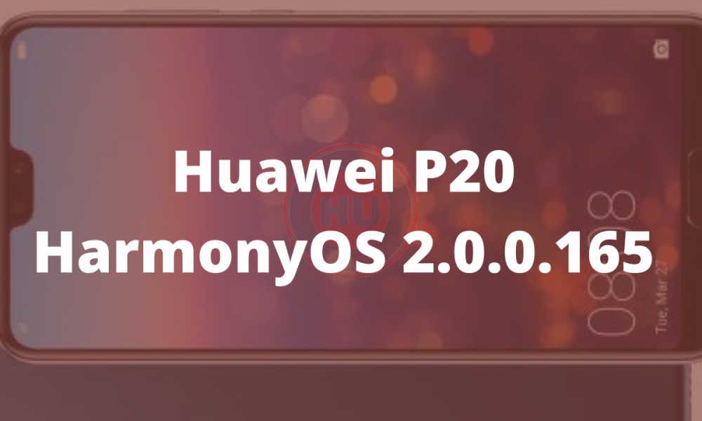 Huawei P20 HarmonyOS 2.0.0.165