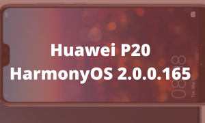 Huawei P20 HarmonyOS 2.0.0.165