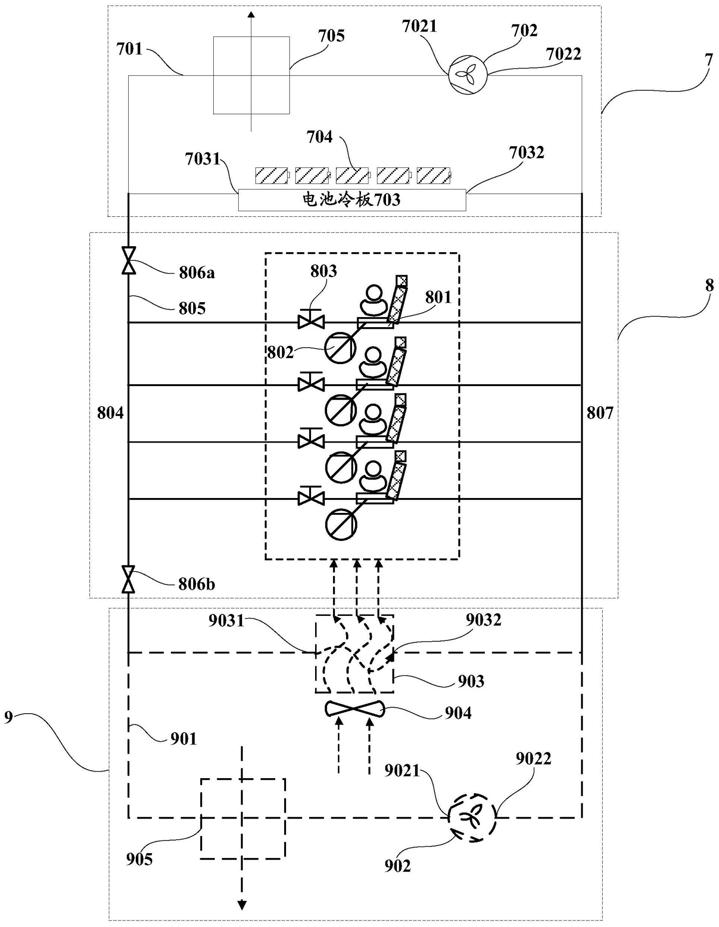 Huawei thermal management system and electric vehicle patent