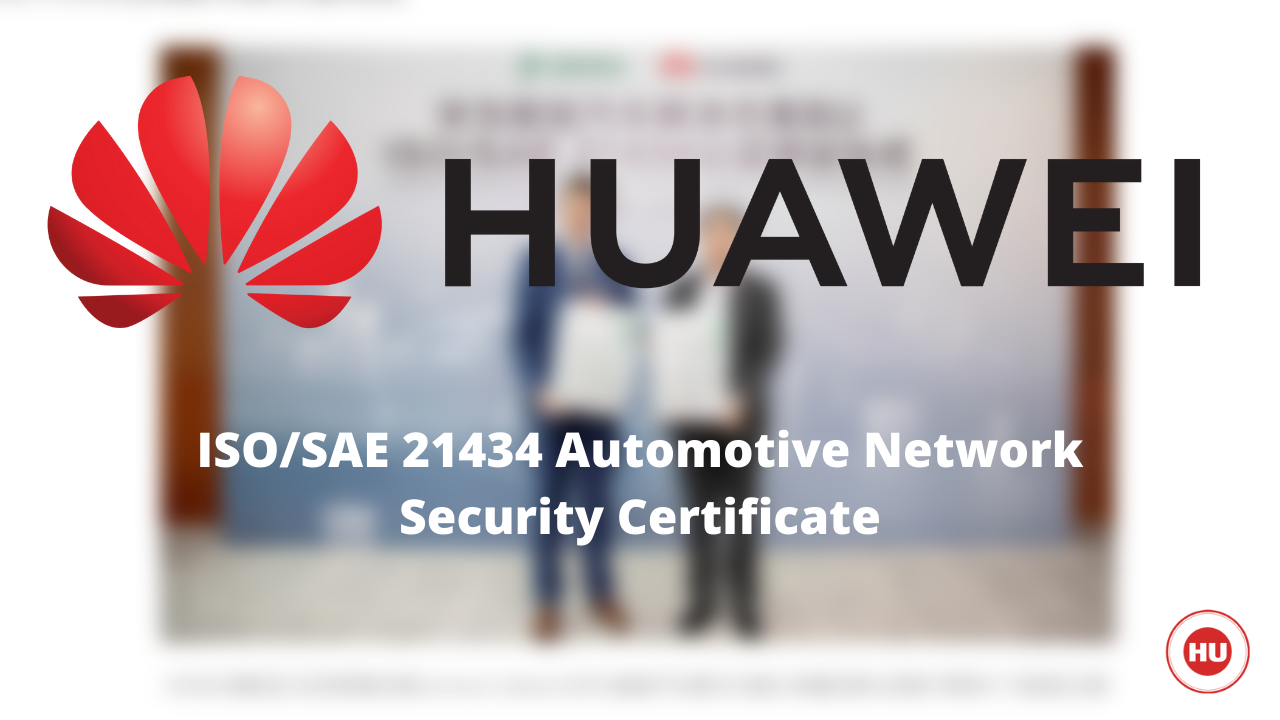 ISO SAE 21434 automotive network security certificate