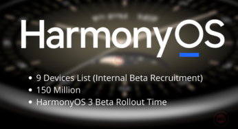 HarmonyOS 3 beta Q1 2022 update, HarmonyOS 150 million users, new 9 models list