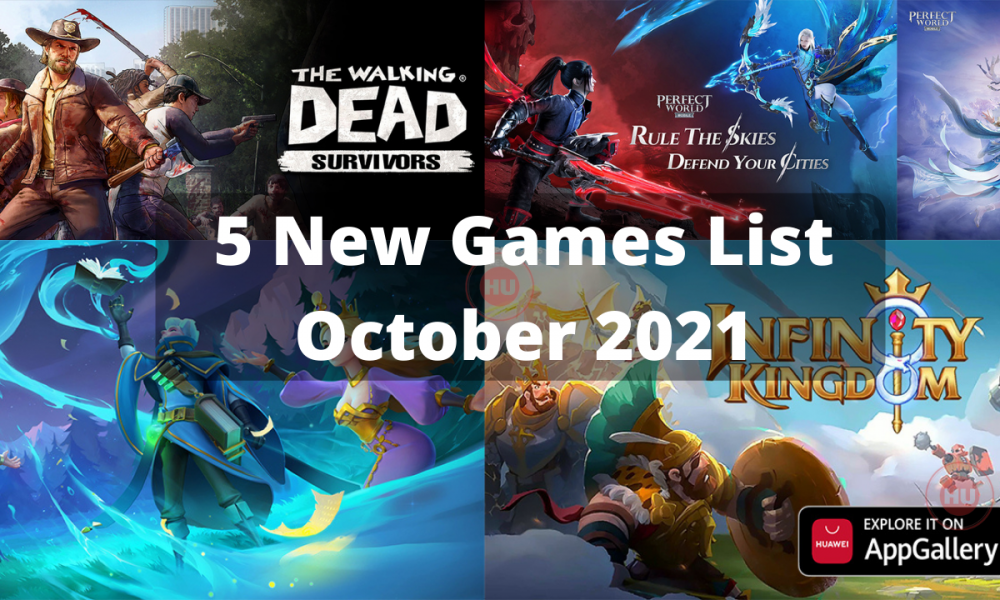 Huawei AppGallery October 2021 Games