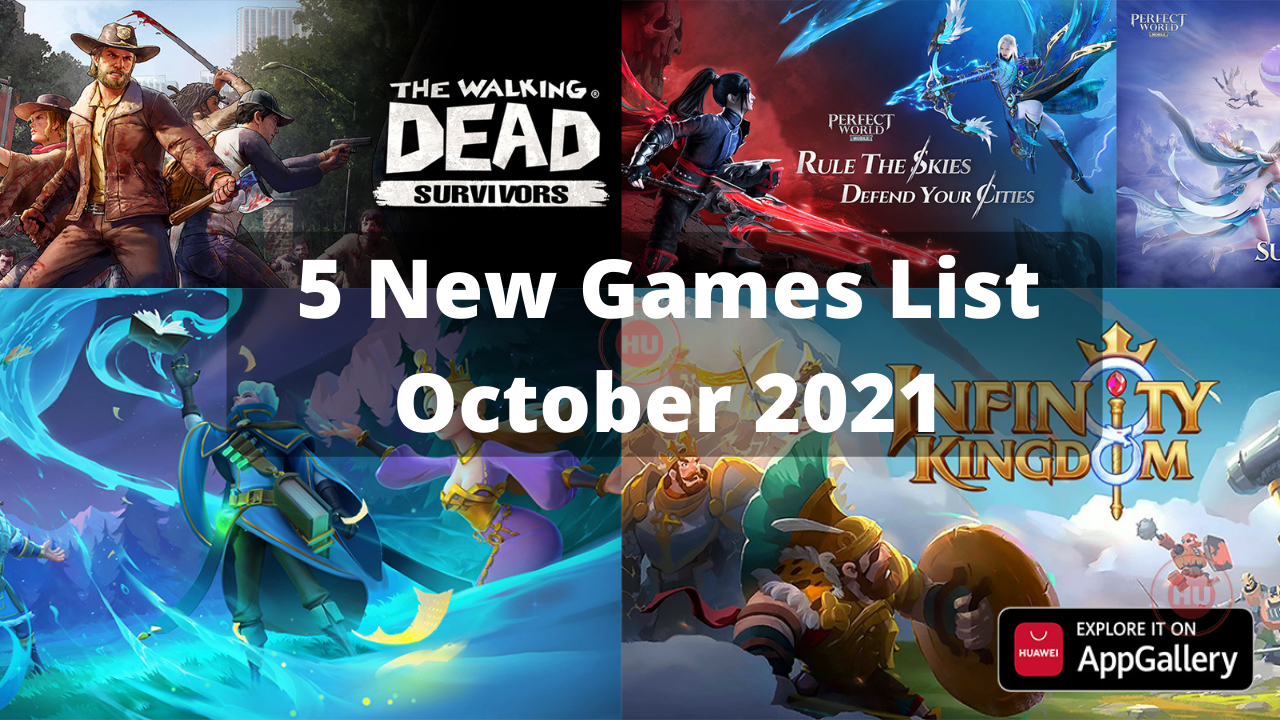 Huawei AppGallery October 2021 Games