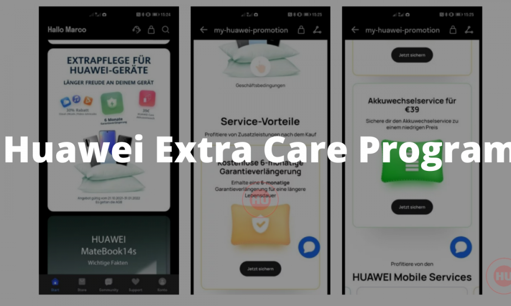 Huawei Extra Care Program