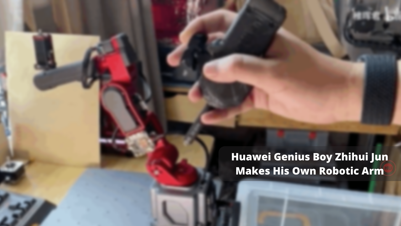 Huawei Genius Boy Zhihui Jun makes his own robotic arm