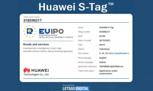 Huawei registered S-Tag trademark