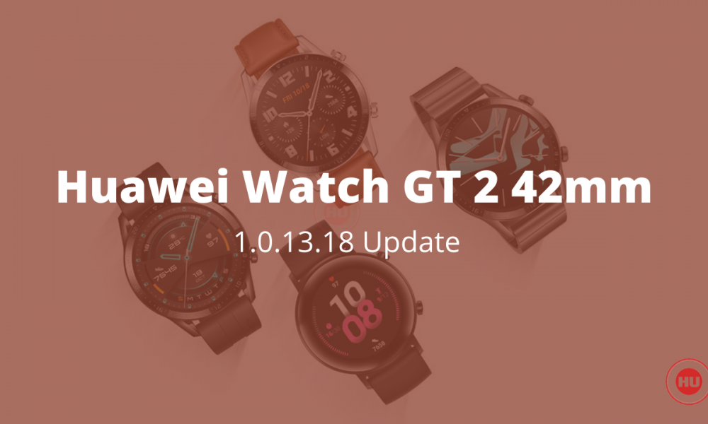 Watch GT 2 42mm 1.0.13.18 update
