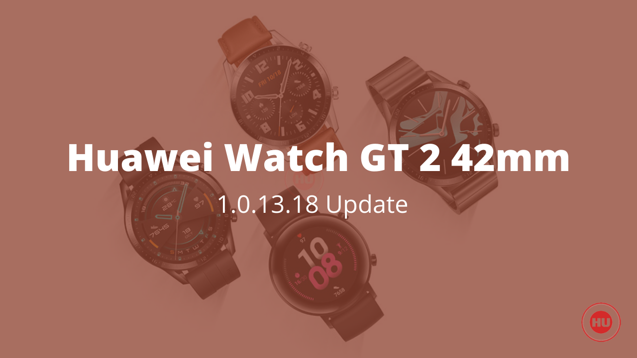 Watch GT 2 42mm 1.0.13.18 update