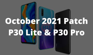 Huawei P30 Lite October 2021 Patch