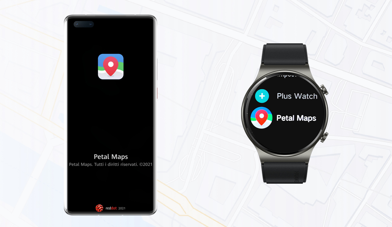 Huawei Petal Maps in Watch GT 2 Pro