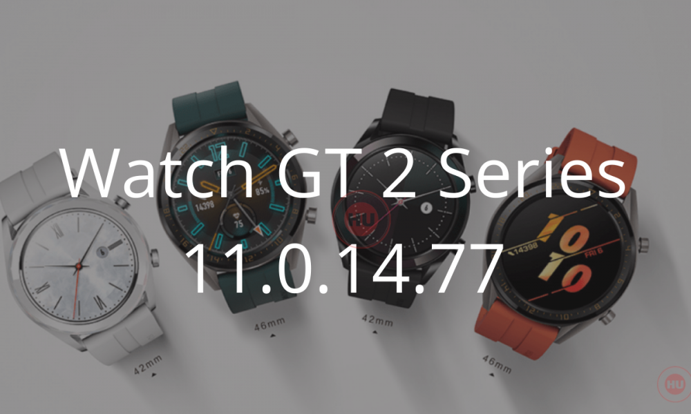 Huawei Watch GT 2 series update