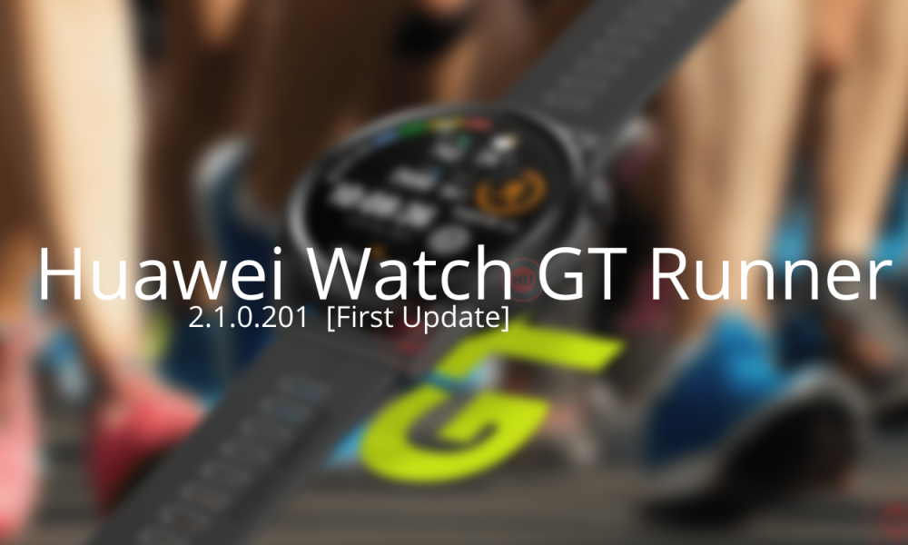 Huawei Watch GT Runner First Update