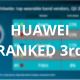 Huawei ranked 3rd