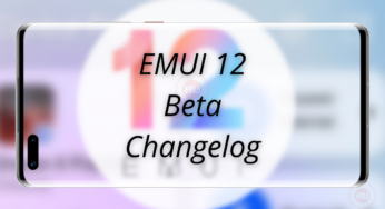 EMUI 12 beta update changelog