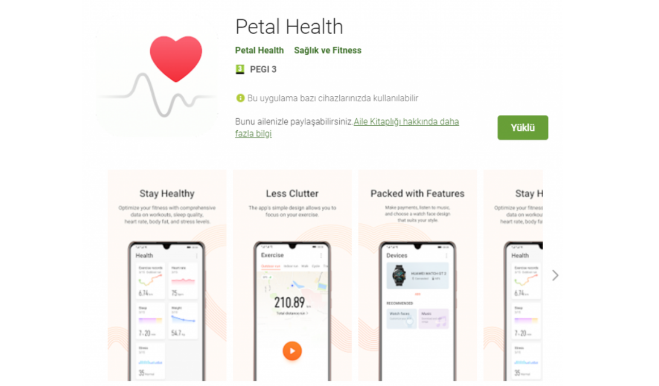 Huawei Health is now Petal Health