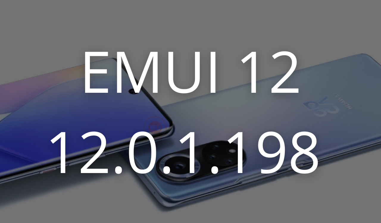 Nova 9 EMUI 12 November 2021 update