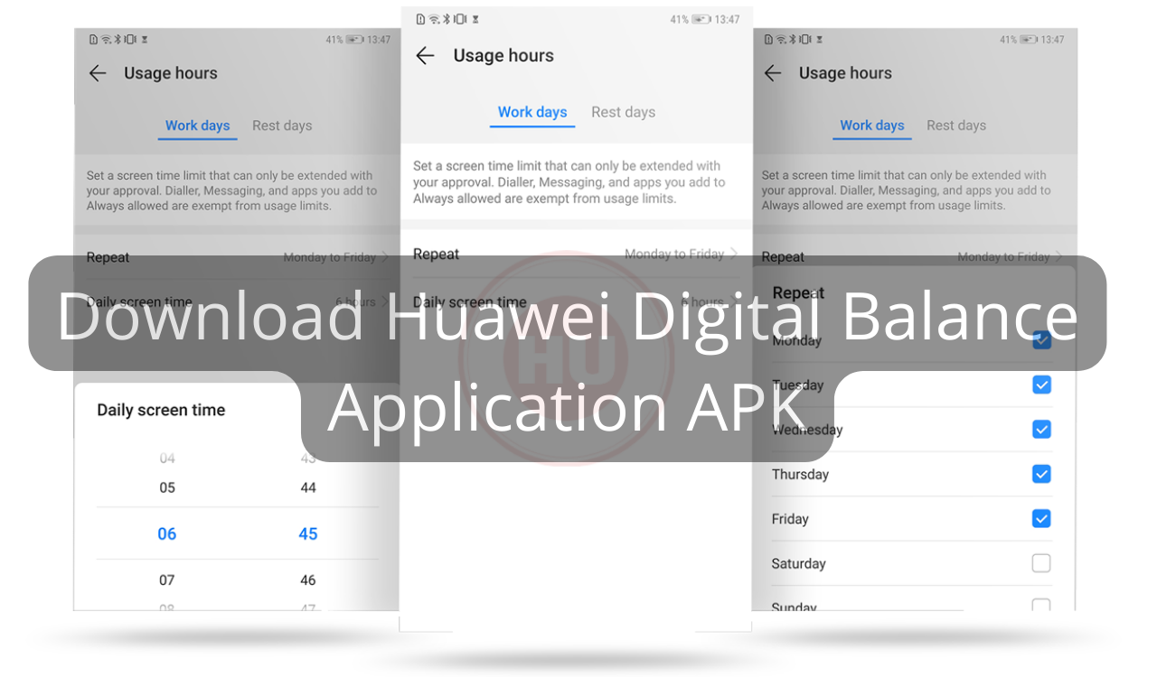 Download Huawei Digital Balance Application