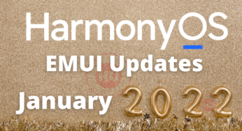 January 2022 HarmonyOS and EMUI updates