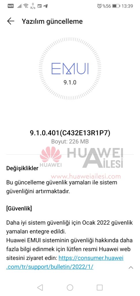 HUAWEI P20 LITE EMUI 9.1.0.401