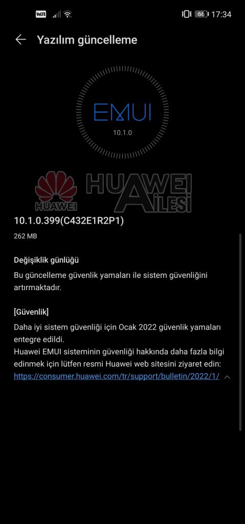 HUAWEI P40 LITE EMUI 10.1.0.399 UPDATE