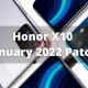 Honor X10 January 2022 Patch