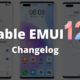 Huawei EMUI 12 full changelog