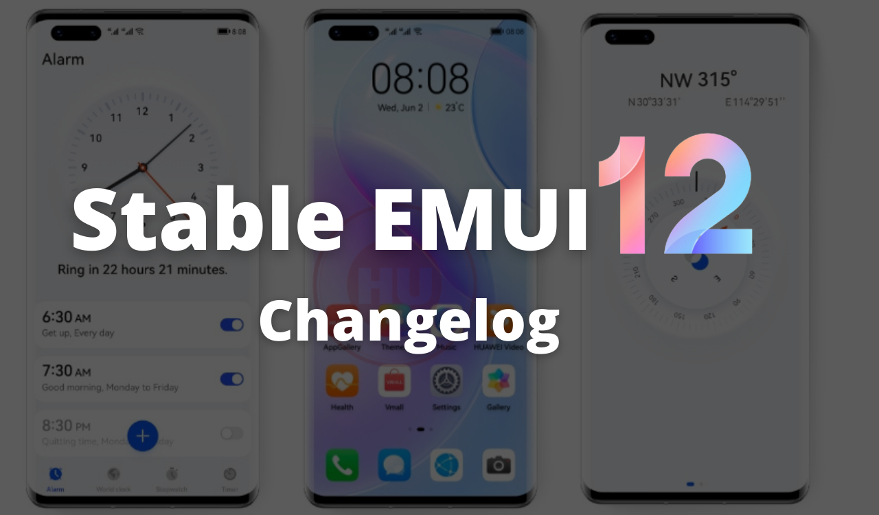 Huawei EMUI 12 full changelog