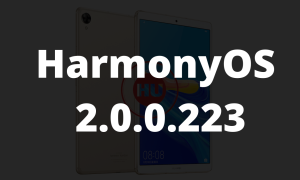 Huawei MediaPad M6 8.4 HarmonyOS 2.0.0.223 Update