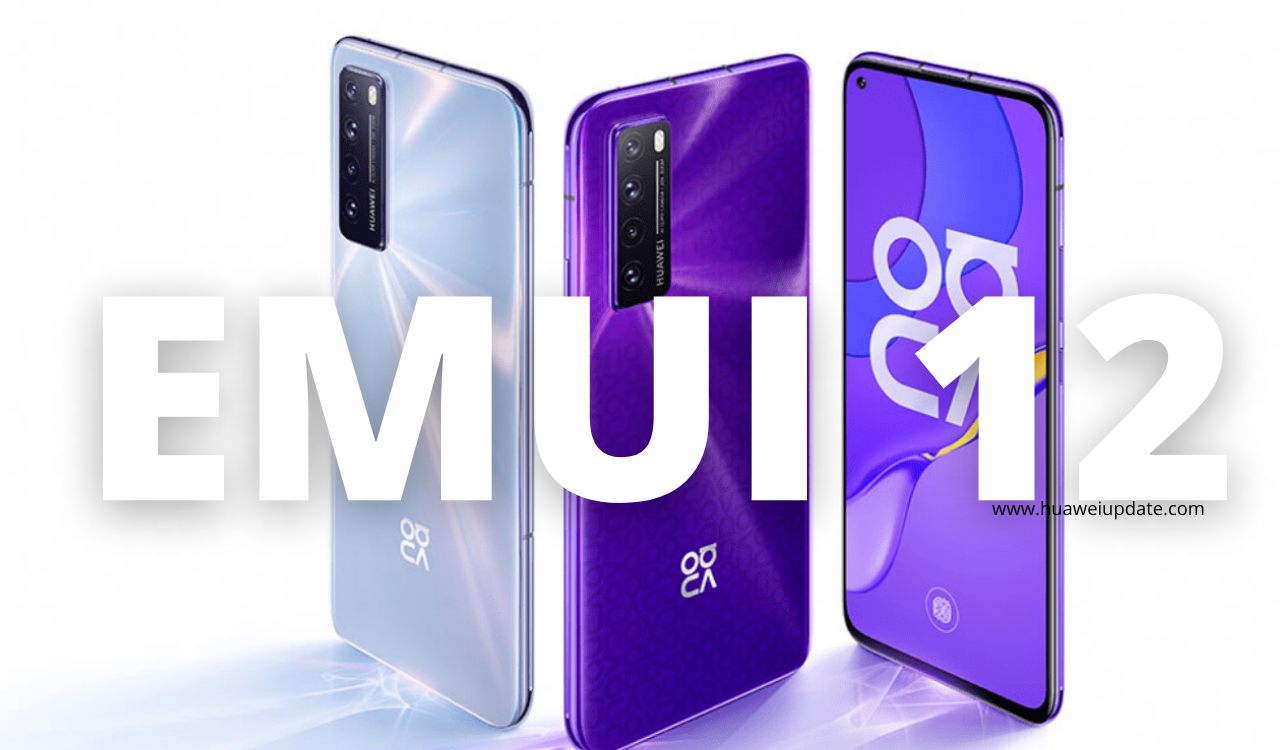 Huawei Nova 7 5G EMUI 12 beta changelog