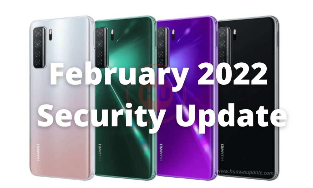 Huawei Nova 7 SE 5G Lohas Edition February 2022 security update