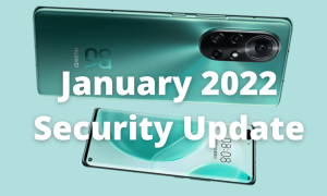 Huawei Nova 8 Pro 4G January 2022 security patch update