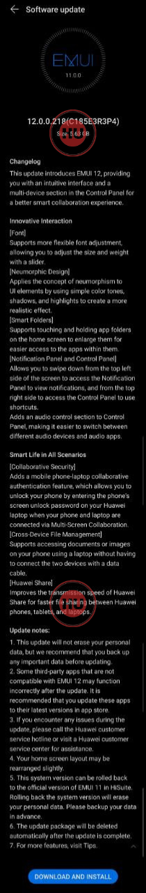 Huawei P40 Pro Stable EMUI 12 UAE